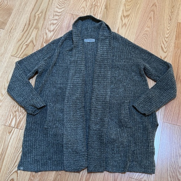 Barefoot Dreams XL cozychic lite cardigan with pockets